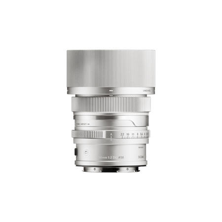 Sigma 50/2,0 DG Contemporary Silver L-Mount